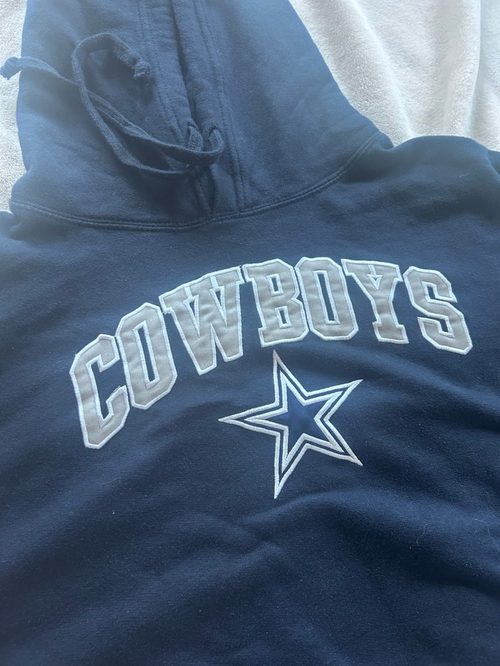 Dallas Cowboys Authentic Navy Hoodie with White Star Logo